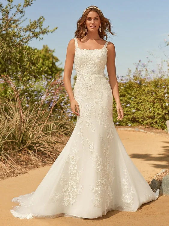 Wedding Dresses with Pleated Tulle Skirt and Sequined Geometric Shapes and Lace Overlay and Bow at the Waist and Embroidered Floral Patterns for a Princess and Feminine LookMaggie Sottero Albany Wedding Dresses with Pleated Tulle Skirt and Sequined Geometric Shapes and Lace Overlay and Bow at the Waist and Embroidered Floral Patterns for a Princess and Feminine LookMaggie Sottero Albany