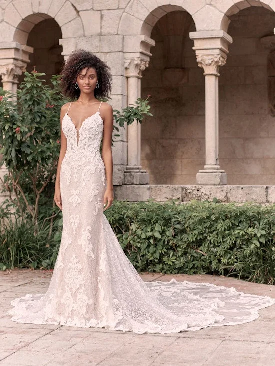 Short Wedding Dresses with Sequined Bodice for a Fun and Flirty LookMaggie Sottero Tuscany Royale Short Wedding Dresses with Sequined Bodice for a Fun and Flirty LookMaggie Sottero Tuscany Royale