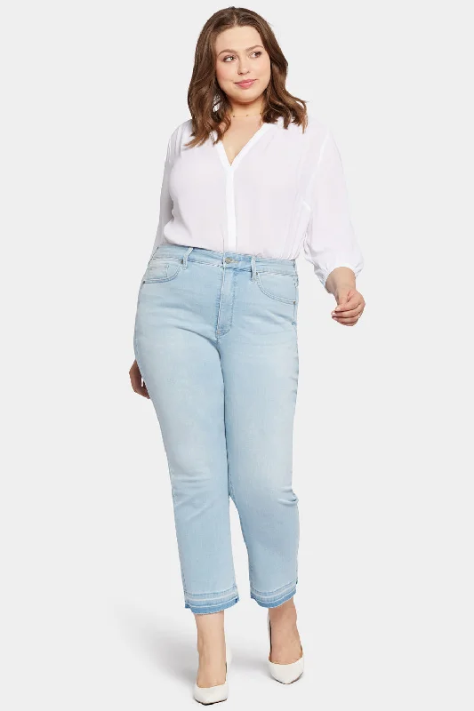 Denim jeans for a night out at a club or party with a trendy outfitMarilyn Straight Ankle Jeans In Plus Size - Brightside Denim jeans for a night out at a club or party with a trendy outfitMarilyn Straight Ankle Jeans In Plus Size - Brightside