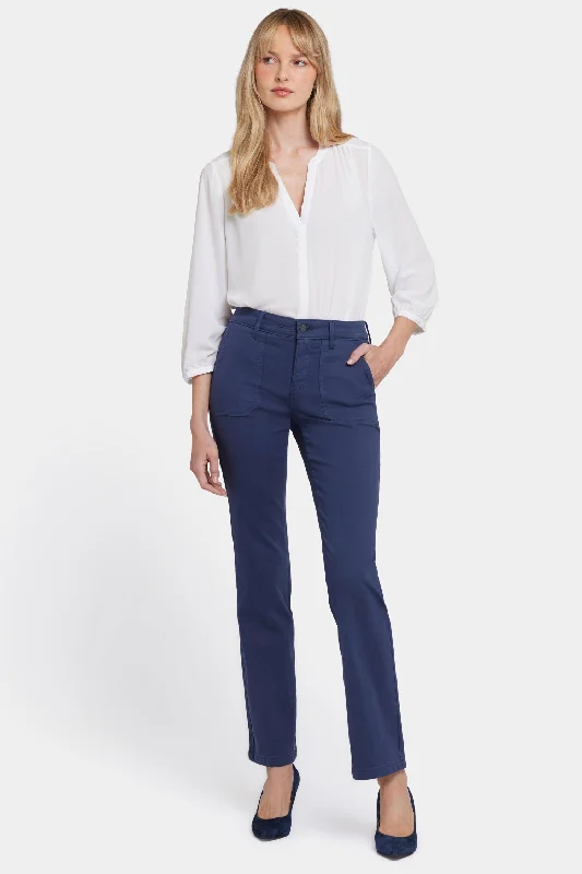 Denim jeans for a preppy - style ensemble with a polo shirt and loafersMarilyn Straight Jeans In Petite - Starless Sky Denim jeans for a preppy - style ensemble with a polo shirt and loafersMarilyn Straight Jeans In Petite - Starless Sky