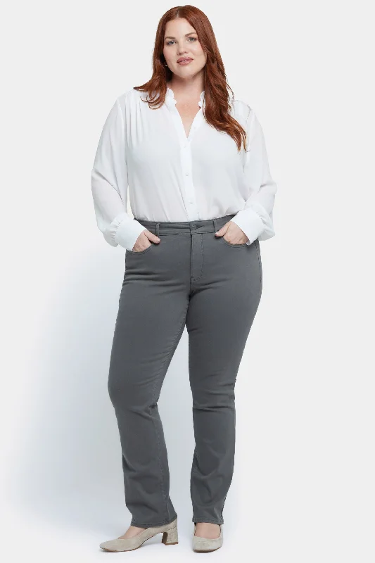 Denim jeans suitable for office - appropriate casual wear with a professional lookMarilyn Straight Jeans In Plus Size - Vine Leaf Denim jeans suitable for office - appropriate casual wear with a professional lookMarilyn Straight Jeans In Plus Size - Vine Leaf