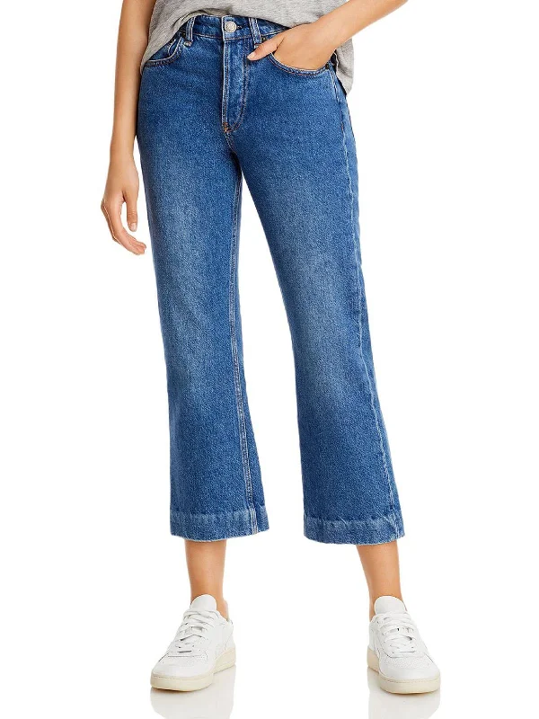 Denim jeans for a gardening task to protect against scratches and dirtMaya Womens Ankle Button Fly Wide Leg Jeans Denim jeans for a gardening task to protect against scratches and dirtMaya Womens Ankle Button Fly Wide Leg Jeans