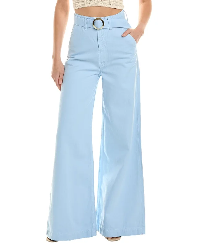 Denim jeans with a hidden - pocket design for storing valuablesMOTHER Denim SNACKS! The Sugar Cone Prep Heel Blue Barrymore Wide Leg Jean Denim jeans with a hidden - pocket design for storing valuablesMOTHER Denim SNACKS! The Sugar Cone Prep Heel Blue Barrymore Wide Leg Jean