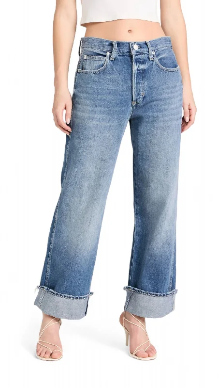 Denim jeans for a beach vacation when paired with a swimsuit cover - upSonia Cuffed Jean In Taboo Denim jeans for a beach vacation when paired with a swimsuit cover - upSonia Cuffed Jean In Taboo