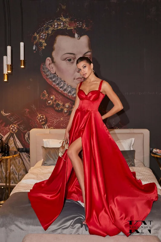 Wedding Dresses with Pleated Tulle Skirt and Sequined Geometric Shapes and Lace Overlay and Bow at the Waist for a Princess and Feminine LookGM19 Wedding Dresses with Pleated Tulle Skirt and Sequined Geometric Shapes and Lace Overlay and Bow at the Waist for a Princess and Feminine LookGM19