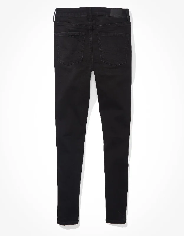 Cuffed straight leg pants for women in a neat lookAE Lu(x)e Ripped Super High-Waisted Jegging Cuffed straight leg pants for women in a neat lookAE Lu(x)e Ripped Super High-Waisted Jegging