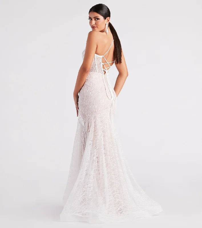 Plus Size Sequined Maxi Party Dresses for Curvy LadiesAnnalee Lace Corset Mermaid Gown Plus Size Sequined Maxi Party Dresses for Curvy LadiesAnnalee Lace Corset Mermaid Gown
