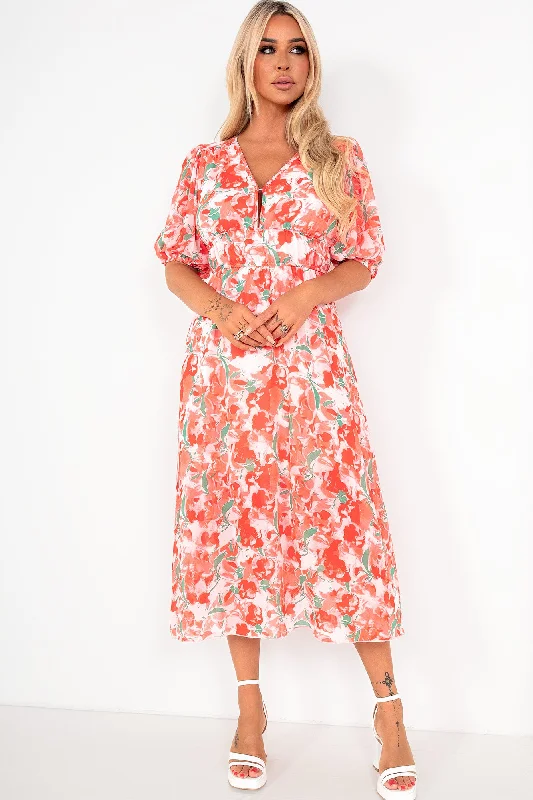 A Line Tulle Party Dresses for Ladies with Petite FiguresAshley Red Chiffon Print Dress A Line Tulle Party Dresses for Ladies with Petite FiguresAshley Red Chiffon Print Dress