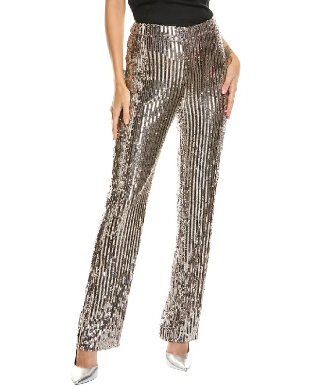 Capri pants for women in springBadgley Mischka Sequin Bootleg Pant