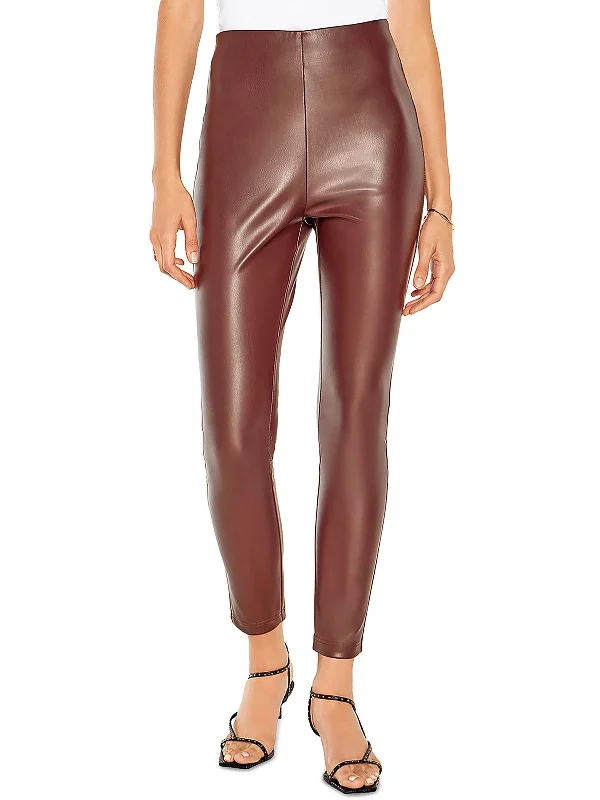 Embroidered linen pants for women in a natural styleBianca Womens Faux Leather High Rise Leggings Embroidered linen pants for women in a natural styleBianca Womens Faux Leather High Rise Leggings