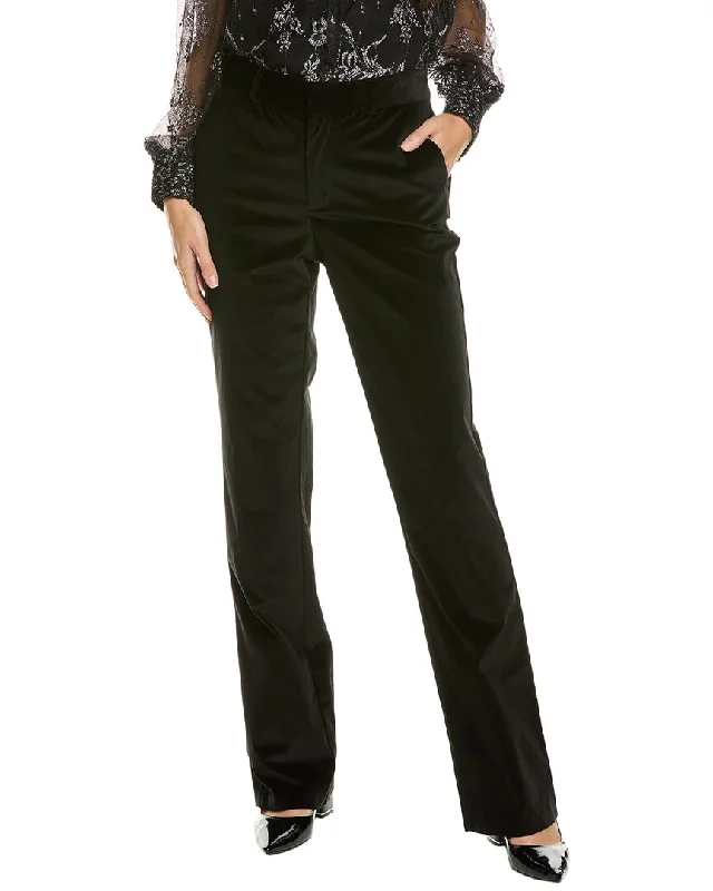 Striped pants for women in a bold lookCinq à Sept Chenille Velvet Kerry Pant