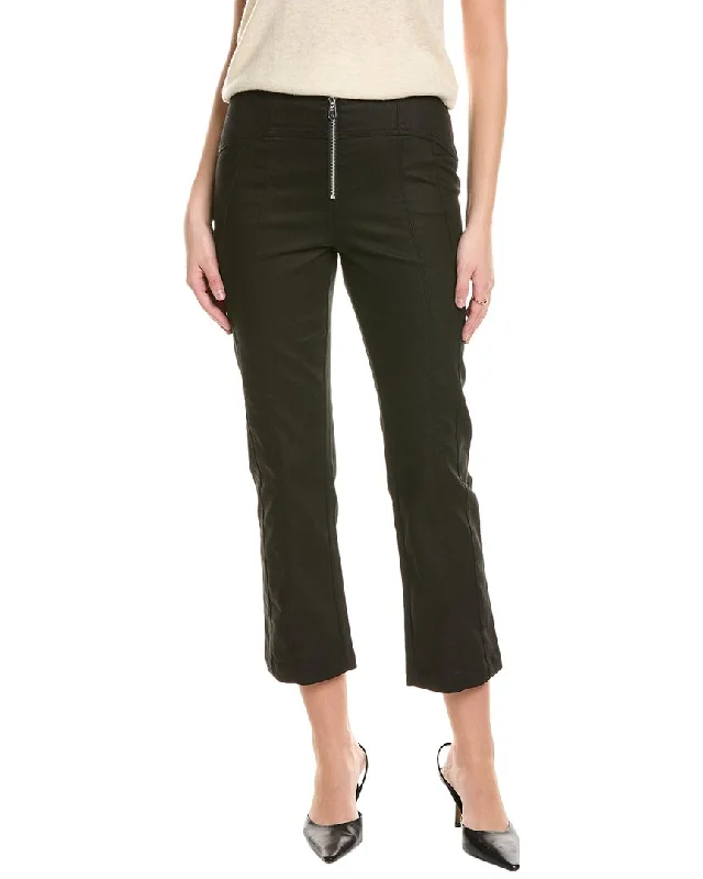 Patchwork wide leg denim pants for women in a creative and unique styleCinq à Sept Loren Pant Patchwork wide leg denim pants for women in a creative and unique styleCinq à Sept Loren Pant