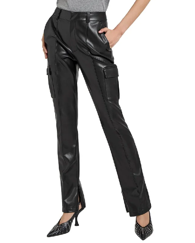 Office appropriate dress pants for women in blackCinq à Sept Vegan Leather Norah Pant Office appropriate dress pants for women in blackCinq à Sept Vegan Leather Norah Pant