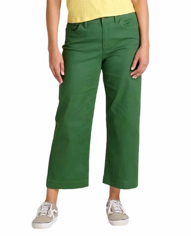 Metallic pants for women to shineEarthworks Wide Leg Pants In Pasture