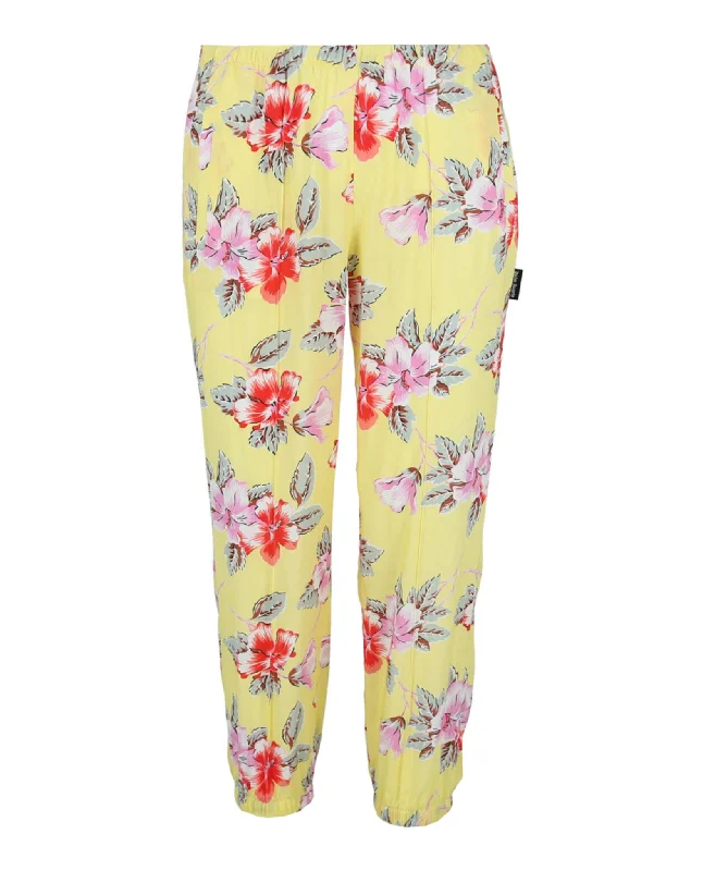 Printed harem pants for women in bohemian styleHibiscus Sleek Joggers