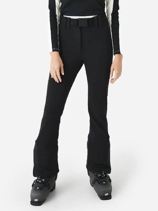 Plaid pants for women in a classic patternJet Pant In Black
