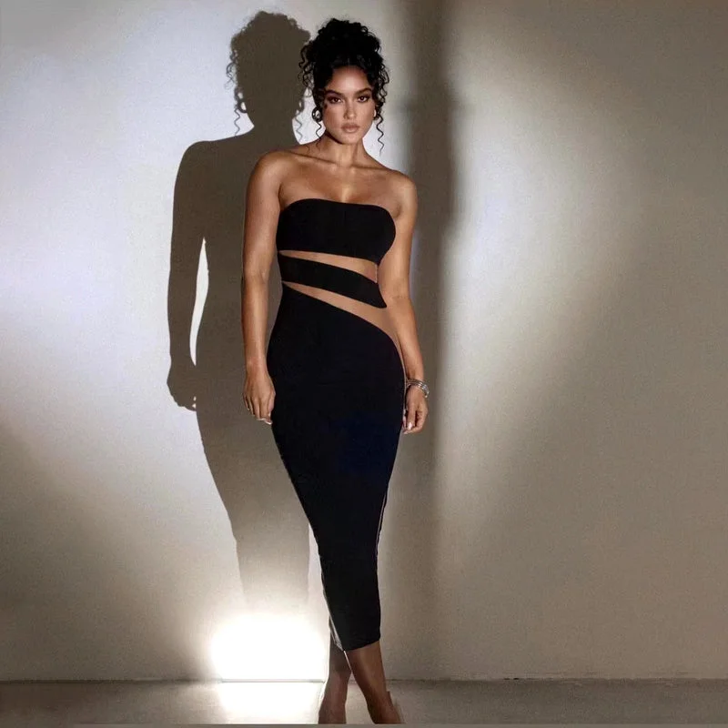 Plus Size Sequined Maxi Party Dresses for Curvy LadiesNOVANCE summer dresses for women free shipping shiny diamonds tube black dresses women lady elegant party prom gown banquet Plus Size Sequined Maxi Party Dresses for Curvy LadiesNOVANCE summer dresses for women free shipping shiny diamonds tube black dresses women lady elegant party prom gown banquet