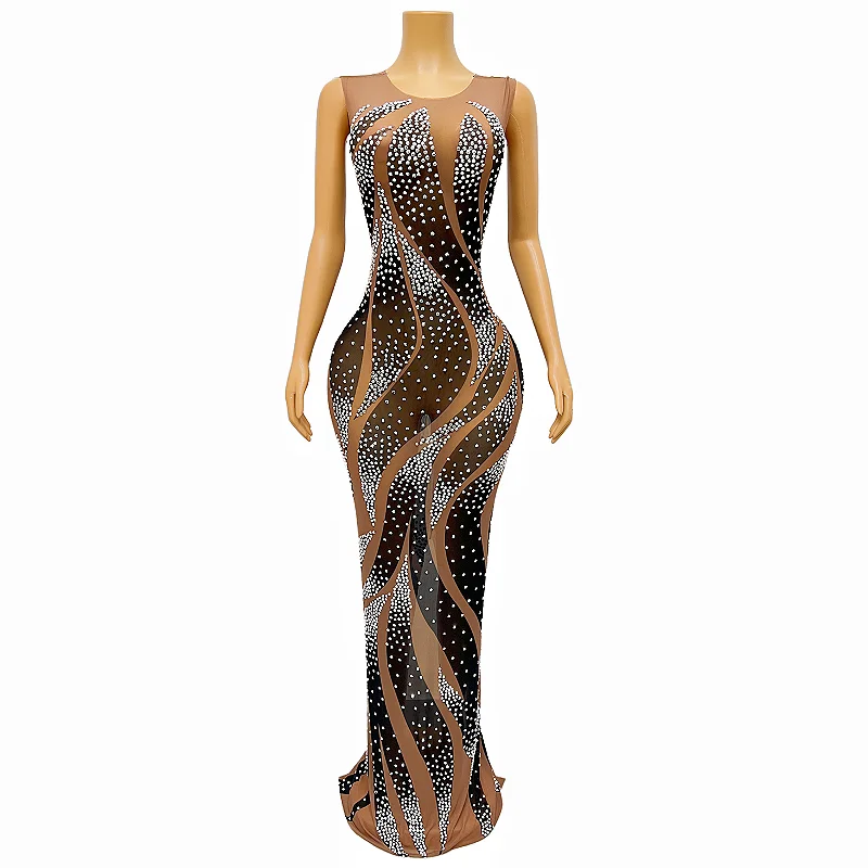 Party Dresses with Ruffled Sleeves and High Neck for Ladies' Dramatic and Elegant LookNOVANCE women dress 2023 glittering diamonds sleeveless sexy elegent evening gowns for ladies cocktail dresses for prom party Party Dresses with Ruffled Sleeves and High Neck for Ladies' Dramatic and Elegant LookNOVANCE women dress 2023 glittering diamonds sleeveless sexy elegent evening gowns for ladies cocktail dresses for prom party