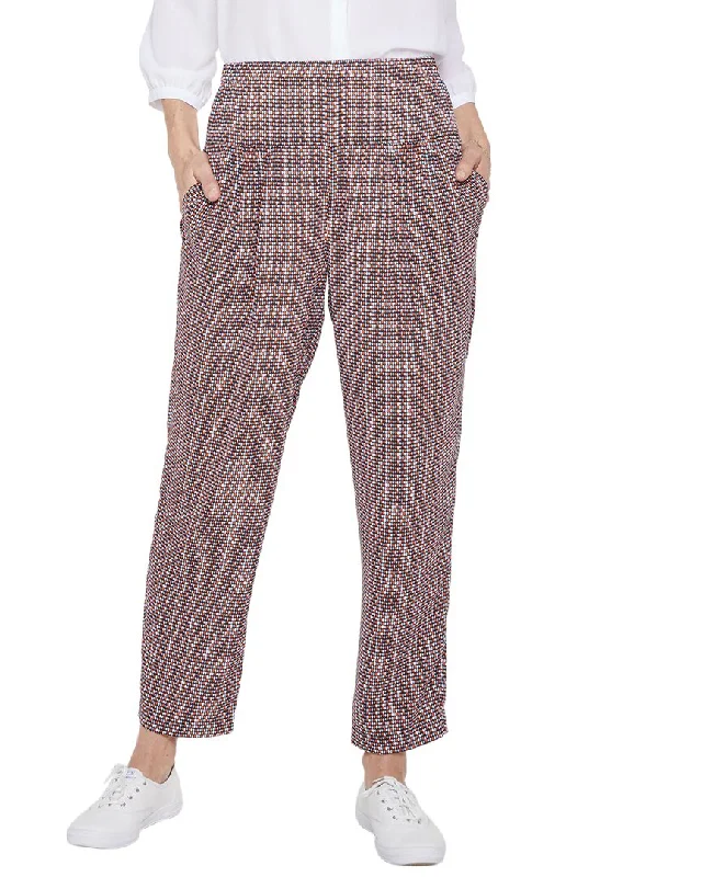 Embroidered wide leg linen pants for women in a natural and elegant styleNYDJ Ines Slim Pant Embroidered wide leg linen pants for women in a natural and elegant styleNYDJ Ines Slim Pant