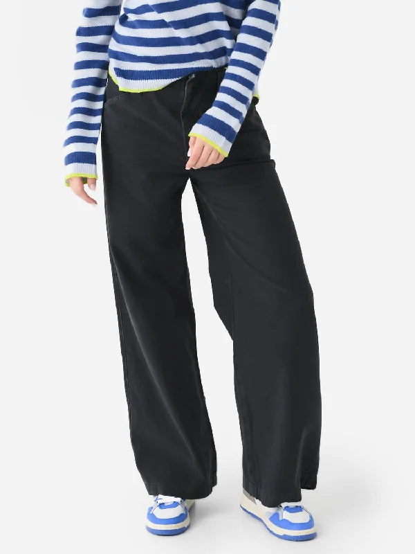 Tartan plaid pants for women in a vintage stylePaloma Utility Trouser In Washed Black Tartan plaid pants for women in a vintage stylePaloma Utility Trouser In Washed Black