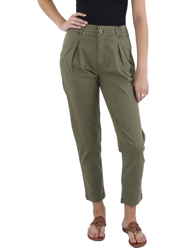 Houndstooth pants for women in a traditional printPenny Womens Twill High Rise Chino Pants Houndstooth pants for women in a traditional printPenny Womens Twill High Rise Chino Pants