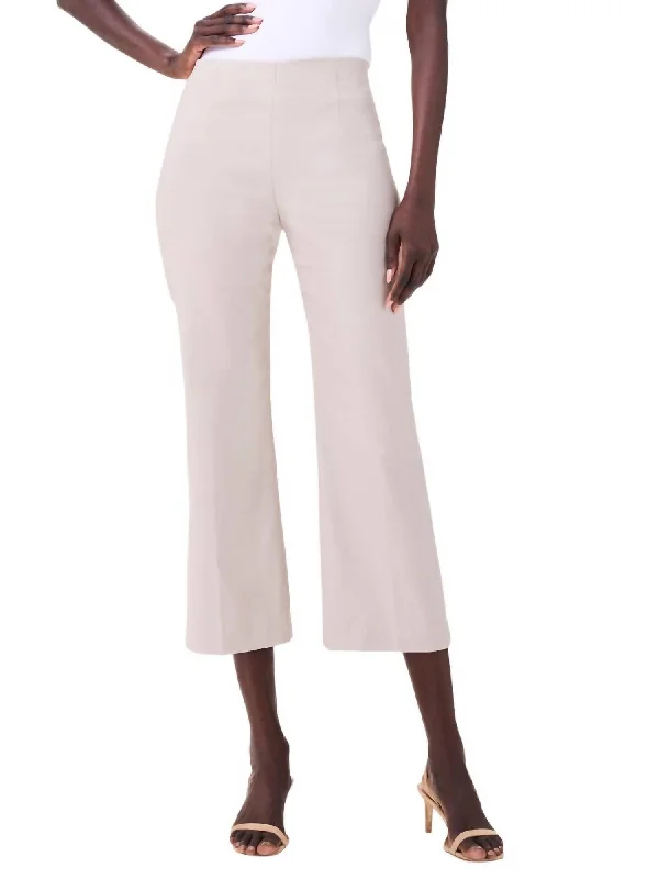 Houndstooth print wide leg pants for women in a sophisticated and statement - making stylePolished Wonderstretch Wide-Leg Crop Trouser In Cobblestone Houndstooth print wide leg pants for women in a sophisticated and statement - making stylePolished Wonderstretch Wide-Leg Crop Trouser In Cobblestone