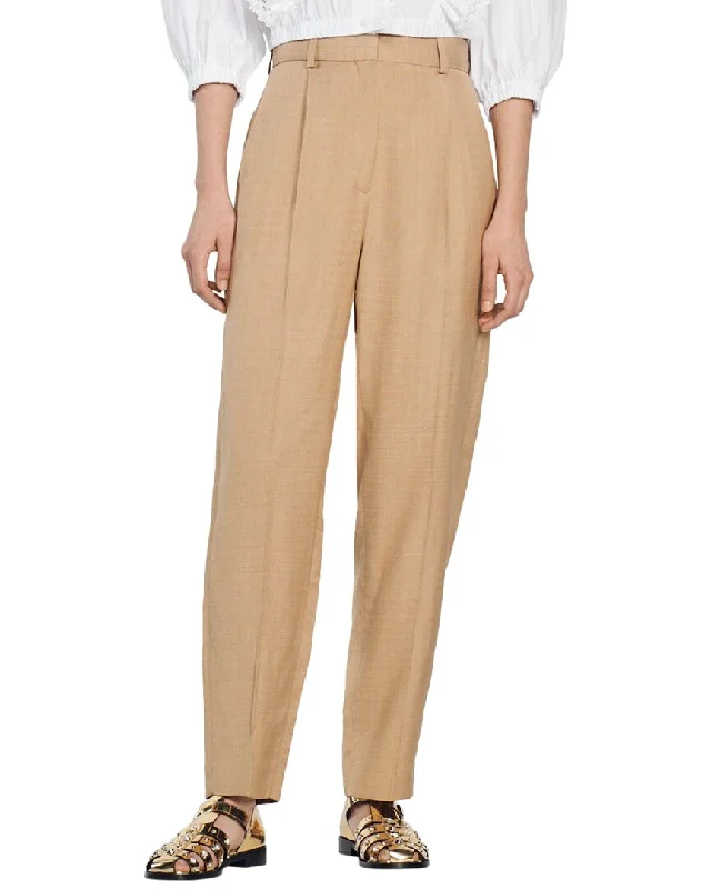 Leather look pants for women in a budget - friendly optionSandro Roland Pant