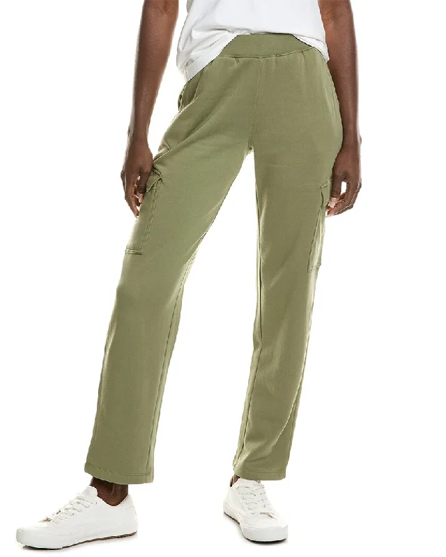Elastic waist yoga pants for plus size womenSol Angeles Bft Cargo Pant