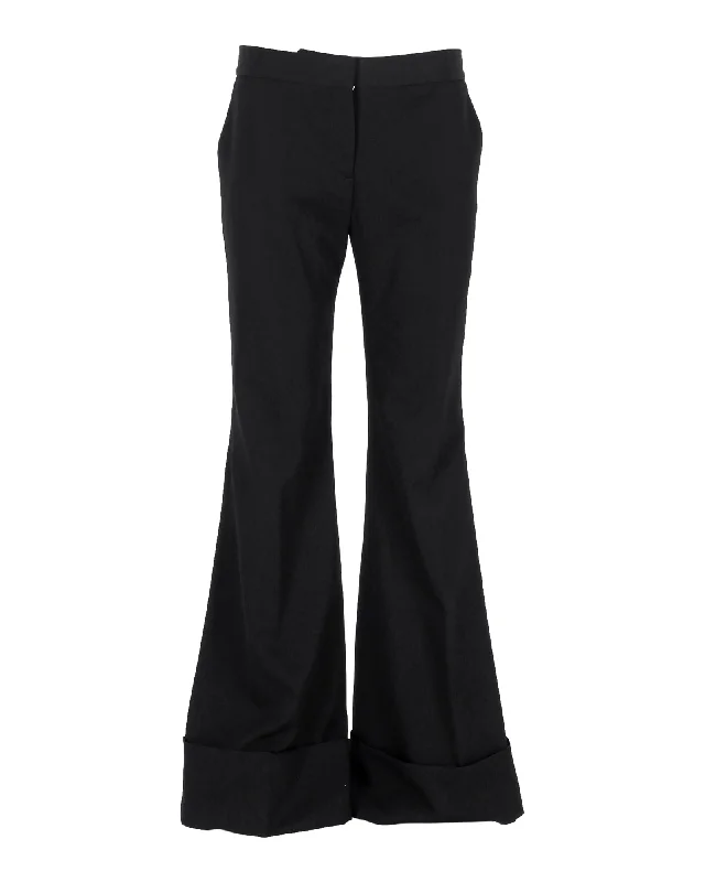 Culottes with pockets for women in functionalityStella McCartney Boot-Cut Trousers in Black Wool Culottes with pockets for women in functionalityStella McCartney Boot-Cut Trousers in Black Wool
