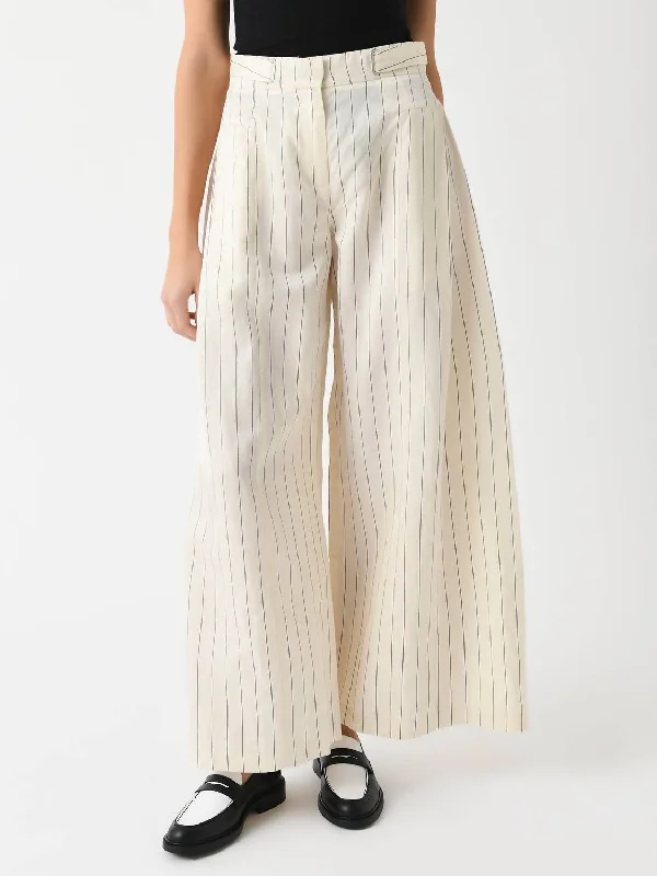 Pencil pants for women in a sleek styleWide Suiting Pant In Egret