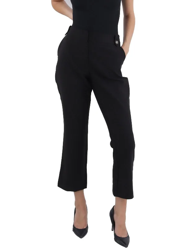 Metallic pants for women to shineWomens Embellished Dressy Cropped Pants