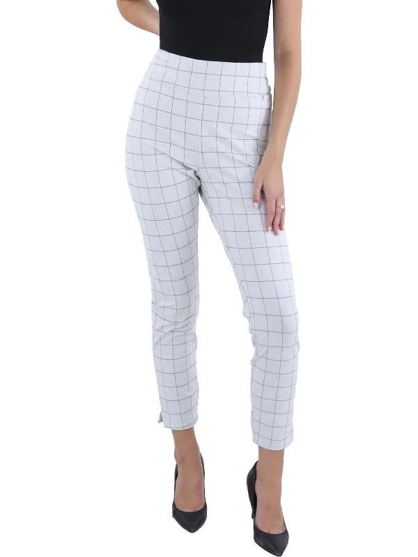 High waisted bootcut jeans for women in a flattering fitWomens Plaid Ankle Leggings