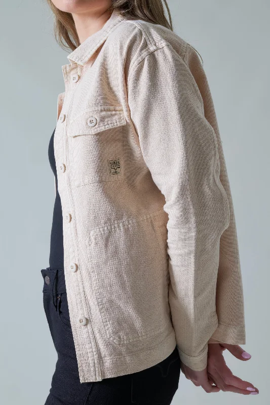 Sleeveless jackets with a mesh insert for breathabilityCloverleaf Shirt Jacket
