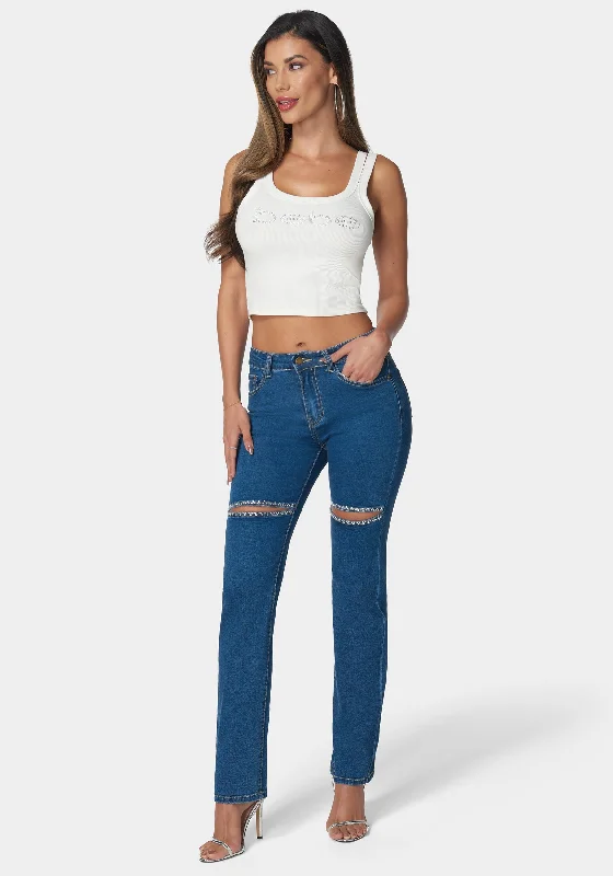 The Bling Slit Jean