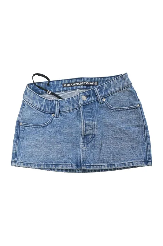 Wrap skirts in a stretchy jersey fabric[WW43140] Alexander Wang | Mini Skirt