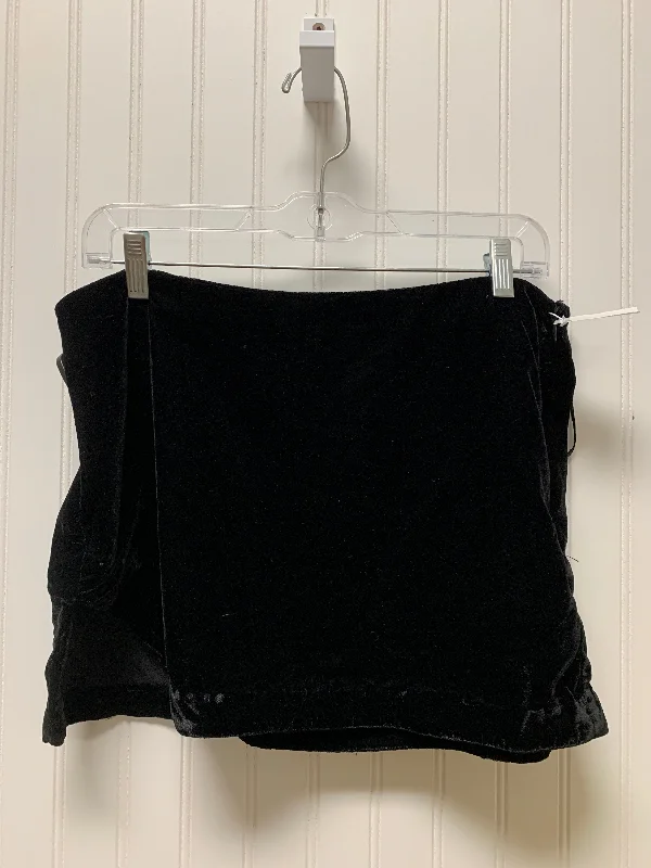 Denim skirts with a studded trimBlack Skirt Mini & Short Free People, Size M