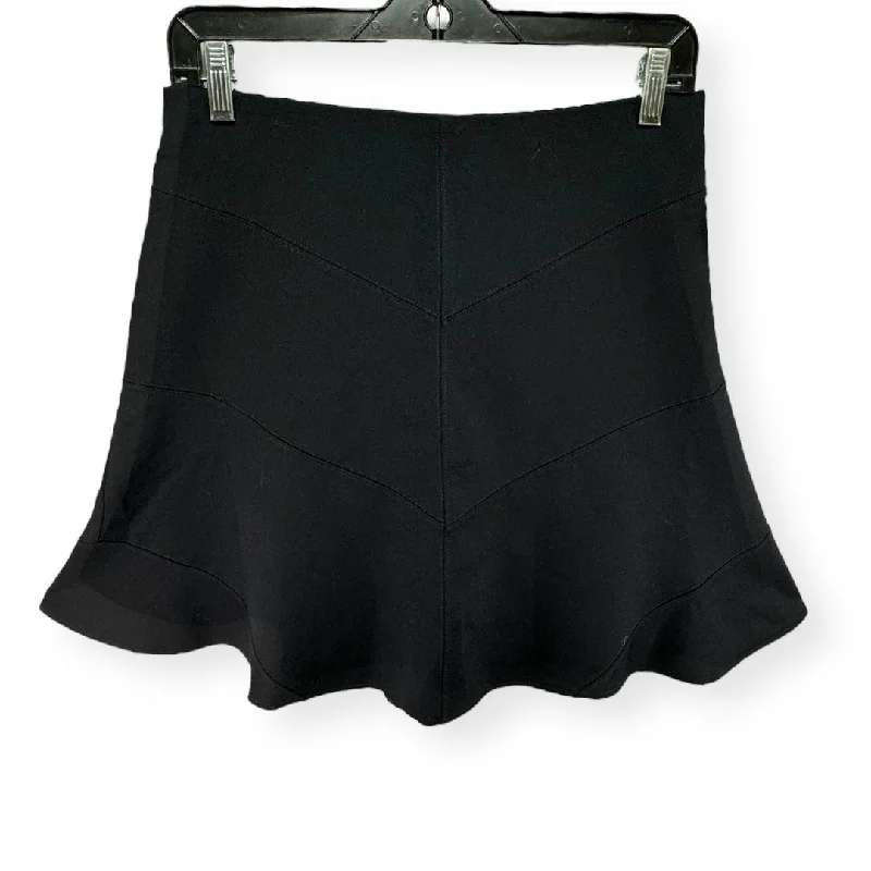 Skirts with a gathered skirt panelBlack Skirt Mini & Short Loft, Size Xs