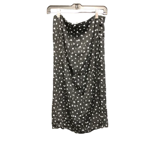 Skirts with side slits for added movementBlack & White Skirt Midi Divided, Size 8
