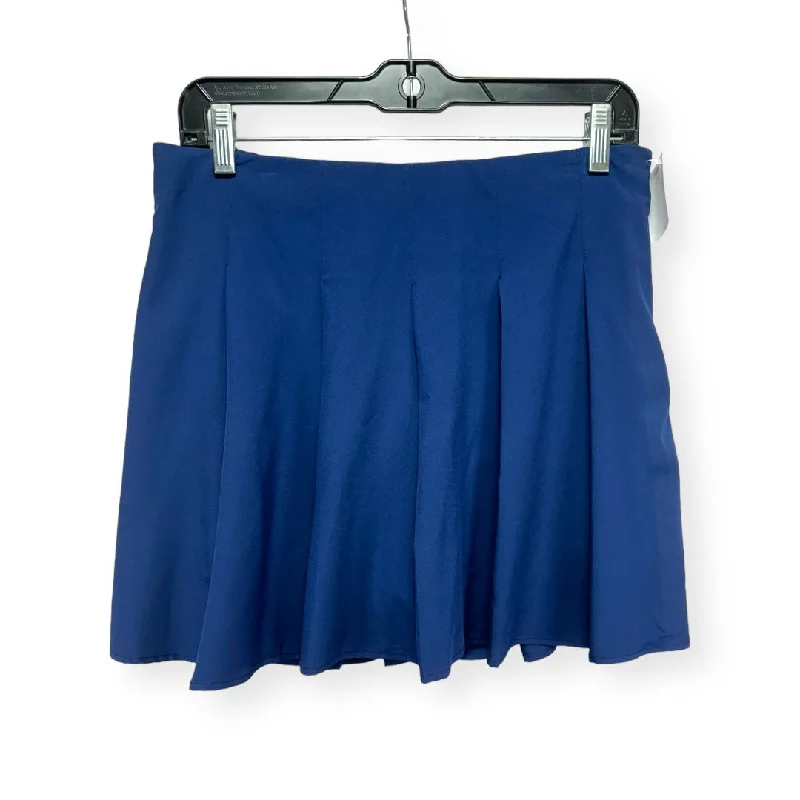 Pleated skirts in pastel colors for springBlue Skirt Midi J. Crew, Size M