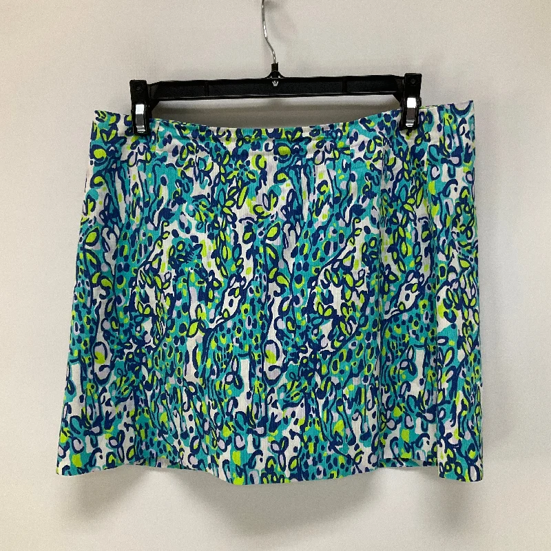 Wrap skirts in a stretchy jersey fabricBlue Skirt Mini & Short Lilly Pulitzer, Size 4