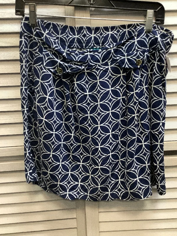Skirts with an elastic waistband for comfortBlue & White Skirt Mini & Short Escada, Size M Skirts with an elastic waistband for comfortBlue & White Skirt Mini & Short Escada, Size M