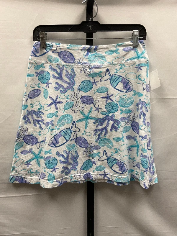 Printed skirts featuring geometric patternsBlue & White Skirt Mini & Short Fresh Produce, Size Xs Printed skirts featuring geometric patternsBlue & White Skirt Mini & Short Fresh Produce, Size Xs