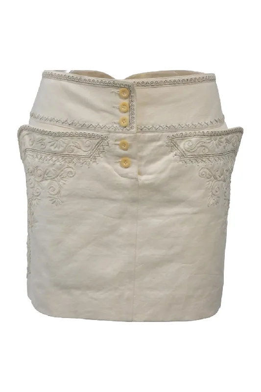 High waisted skirts with a pleated skirt[WW43076] Chloé | Mini Skirt