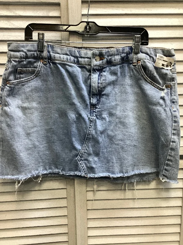 Long skirts with a split at the sideDenim Skirt Mini & Short Wild Fable, Size 16