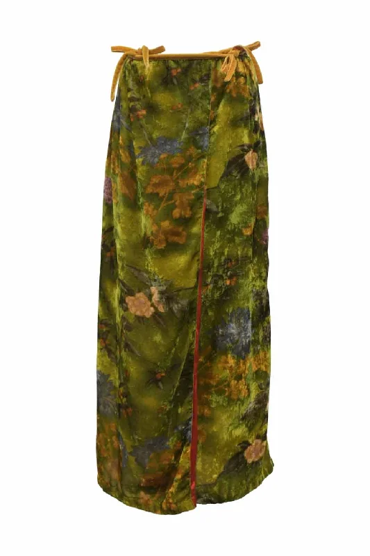 Denim skirts with distressed details for a casual vibe[WW43100] Etro | Maxi Skirt