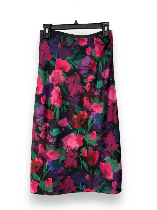 Tiered maxi skirts with a bohemian flairFloral Print Skirt Midi J. Crew, Size Xxs
