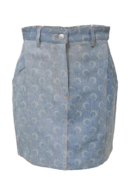Wrap skirts in a stretchy jersey fabric[WW43602] Marine Serre | Pencil Skirt
