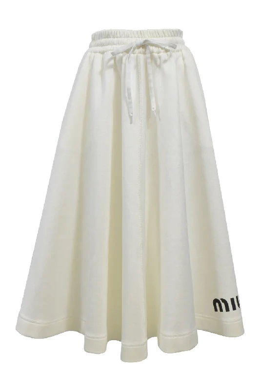 Skirts with an adjustable waistband[WW43823] Miu Miu | Midi Skirt