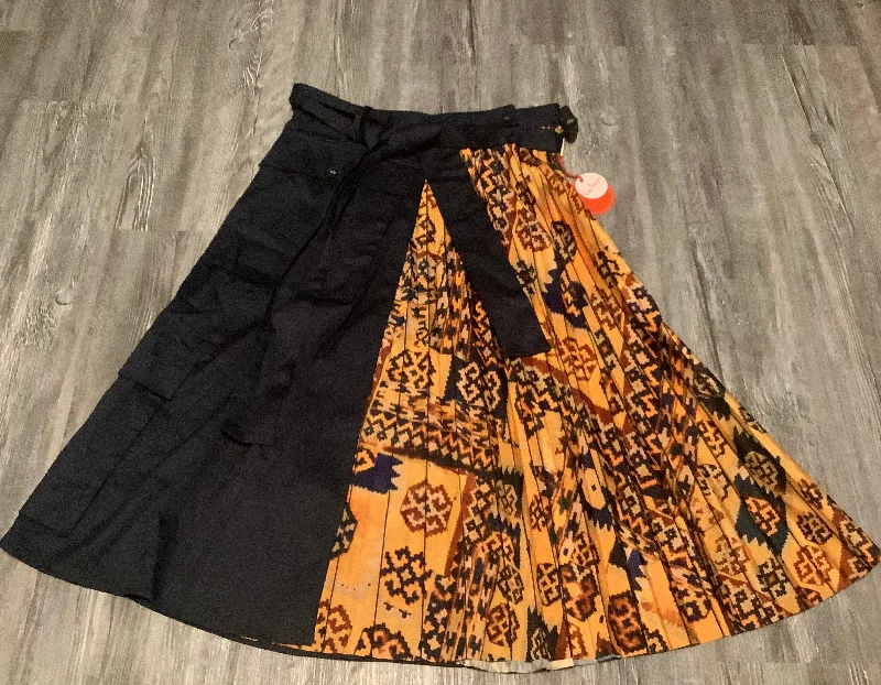 Printed chiffon skirts with a ruffled hemMulti-colored Skirt Midi Eva Franco, Size Xl Printed chiffon skirts with a ruffled hemMulti-colored Skirt Midi Eva Franco, Size Xl