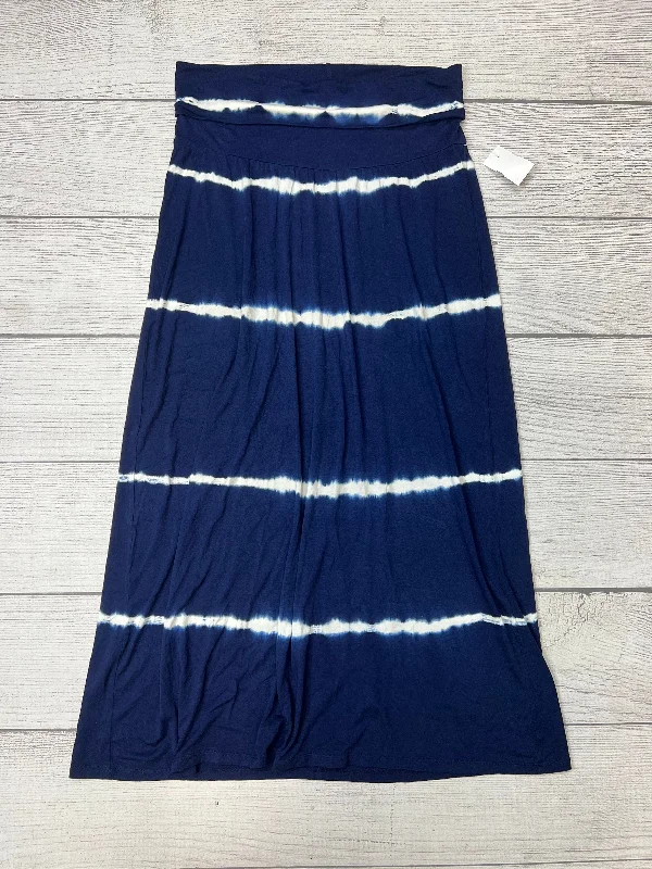 Tiered midi skirts with a modern twistNavy Skirt Maxi Motherhood, Size M